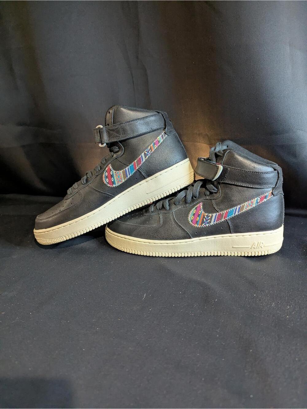 Nike Air Force 1 High 07 LV8 Afro Punk Black Multi Mens Size 10.5 806403-006